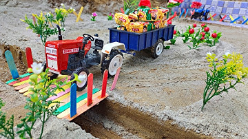 Diy Tractors Mini bridge Project !! Science Project || Tractor video #keepvilla #minipoint