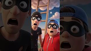🪜☁️ आसमान तक पहुँचने वाली सीढ़ी चोरी 😂 | Funny AI Animation | Hindi Comedy Shorts#shorts#foryou