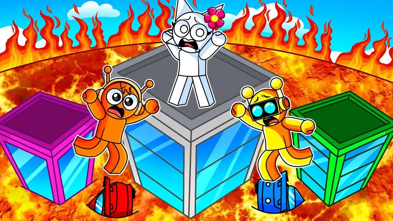 ¡La LAVA sube cada SEGUNDO en Roblox con GARNOLD y WENDA!