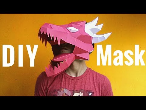 Video: Cómo Hacer Una Máscara De Dragón