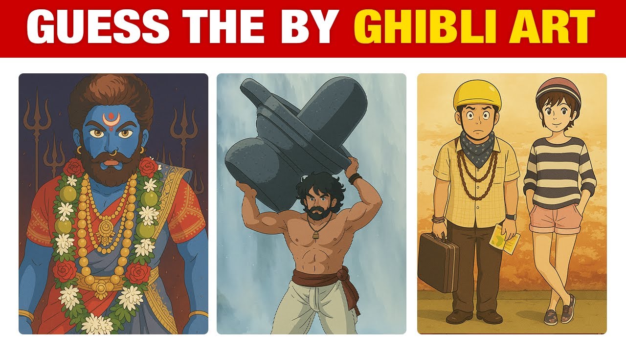 Ghibli Art में छुपी हैं Your Favorite Bollywood Blockbuster | Guess the Movie Challenge