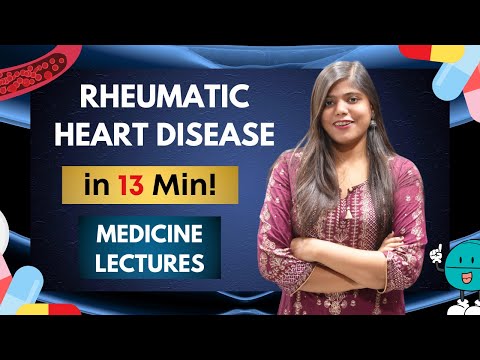 Rheumatic heart disease - types, etiology, pathology, management| Medicine notes and lectures