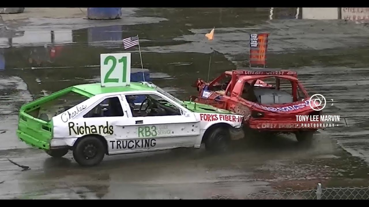 Forks Washington 4th Of July Demolition Derby 10 YEAR OLD GRUDGE