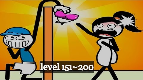 Thief Puzzle - Levels -151~200   Funny Stickman Brain Puzzle Game - Gameplay Walkthrough @escapeking