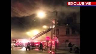 Body camera shows rescue during Cleveland fire