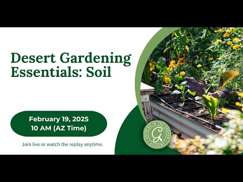 Desert Gardening Essentials: Soil
