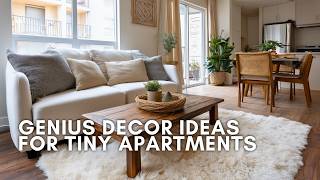 Genius Decor Ideas for Tiny Apartments and Small Homes