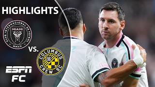 MESSI RETURNS ⭐ Inter Miami vs. Columbus Crew | MLS Highlights | ESPN FC screenshot 4