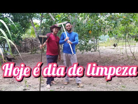 Na roça, limpando o quintal#roça