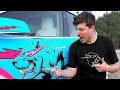 Surprising MrBeast With A Custom Tesla!! 🚘🚗 (Satisfying)