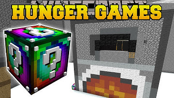 Minecraft: WEIRD ROOM HUNGER GAMES - Lucky Block Mod - Modded Mini-Game