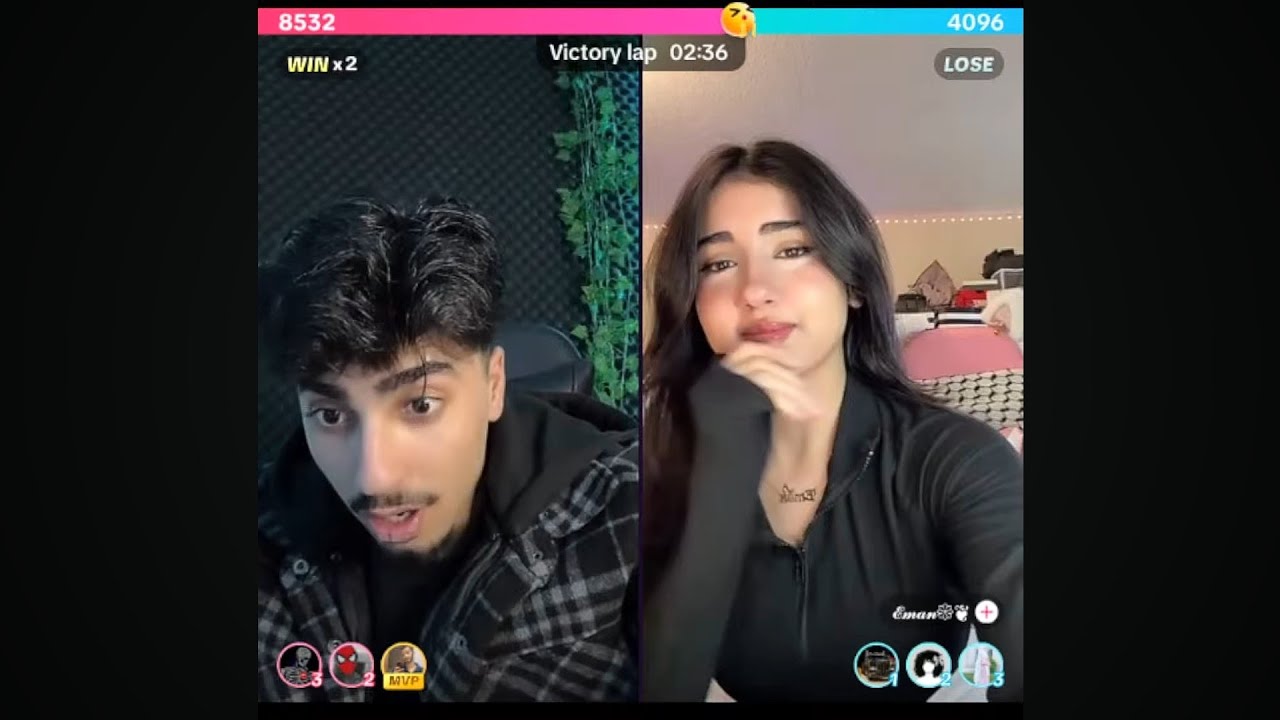 الآن كيست مع ايمان يطلب انو تتغزل فيه وهي قالت انو الغزل عيب غيرة الآن من صورة البروفايل لايف 24/12