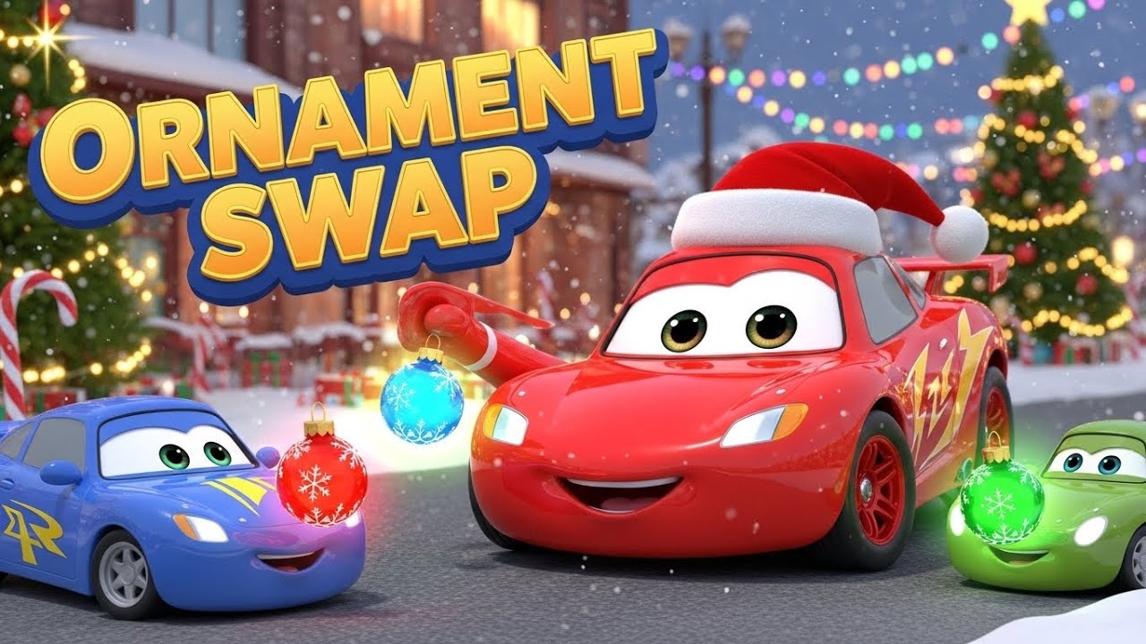🎄🚗 “Christmas Ornament Swap – Speedy’s Holiday Ride!”