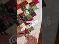 patchwork to quilted layers Step by step-assembling the Christmas tree before appliqué