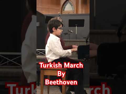 Turkish March by Beethoven, Piano: Radmehr, #shorts #piano #beethoven
