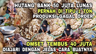 IDE USAHA HOME INDUSTRI UNIK - OMSET TEMBUS 40 JUTA PERNAH DI TIPU 1 TON PRODUKSI GAGAL BELI