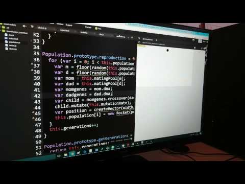 Simon has an error trying to translate Smart Rockets into JavaScript 1