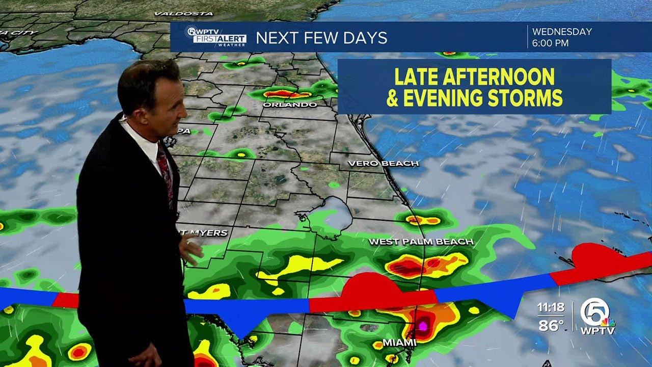 WPTV First Alert Weather Forecast for Afternoon of Wednesday, Sept. 3, 2025