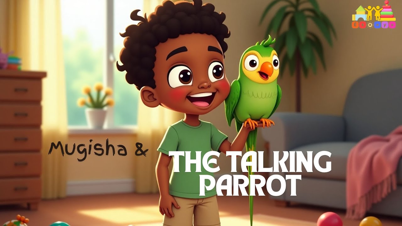 Bed time story | Safety Story for Kids | Mugisha and the Talking Parrot | Don’t Open  for Strangers!