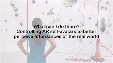IEEE ISMAR 2022 -  What Can I Do There? Controlling AR Self-Avatars to Better Perceive Affordances
