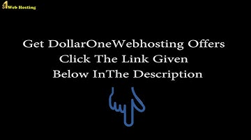 Godaddy Dollar One Web Hosting | $1 Web Hosting
