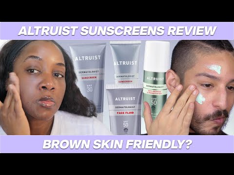 Altruist Sunscreen Review: Brown Skin Friendly?! feat. The Style And Beauty Doctor