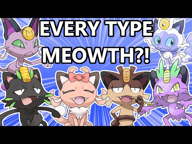 all the different types of meowth pokemon｜TikTok Search