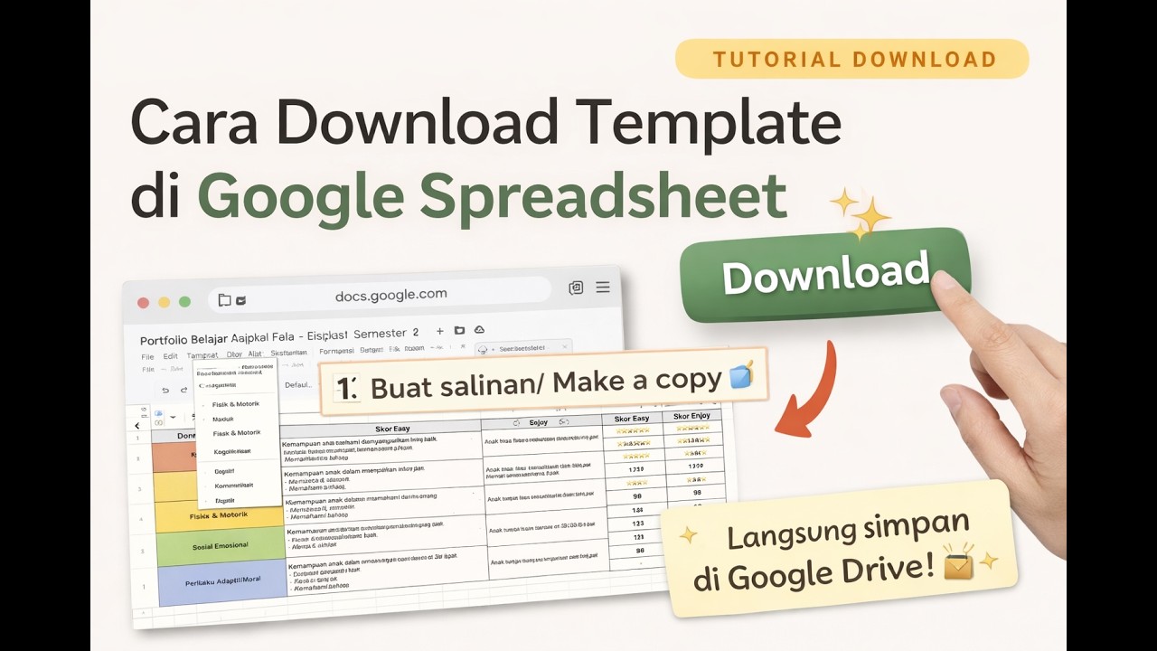 Simpen File Cara Simpan File SpreadSheet Mode Pelihat - YouTube