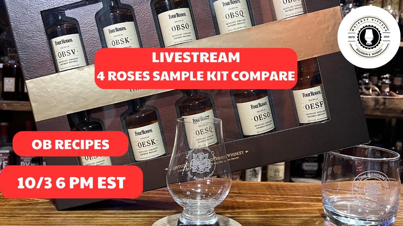 livestream - 4 Roses OB Recipe Sample compare - YouTube