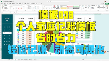 告别繁琐记账！超好用的动态可视化记账模板