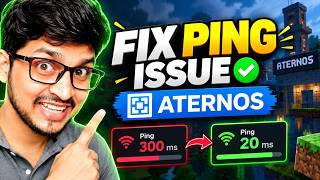 How to Fix High Ping Issue in Aternos Server Minecraft | Aternos High Ping FIX🔥
