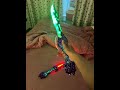 The moment I combined the dual swords, I felt incredibly cool! #PlayingWithSomethingNew #Lightsaber