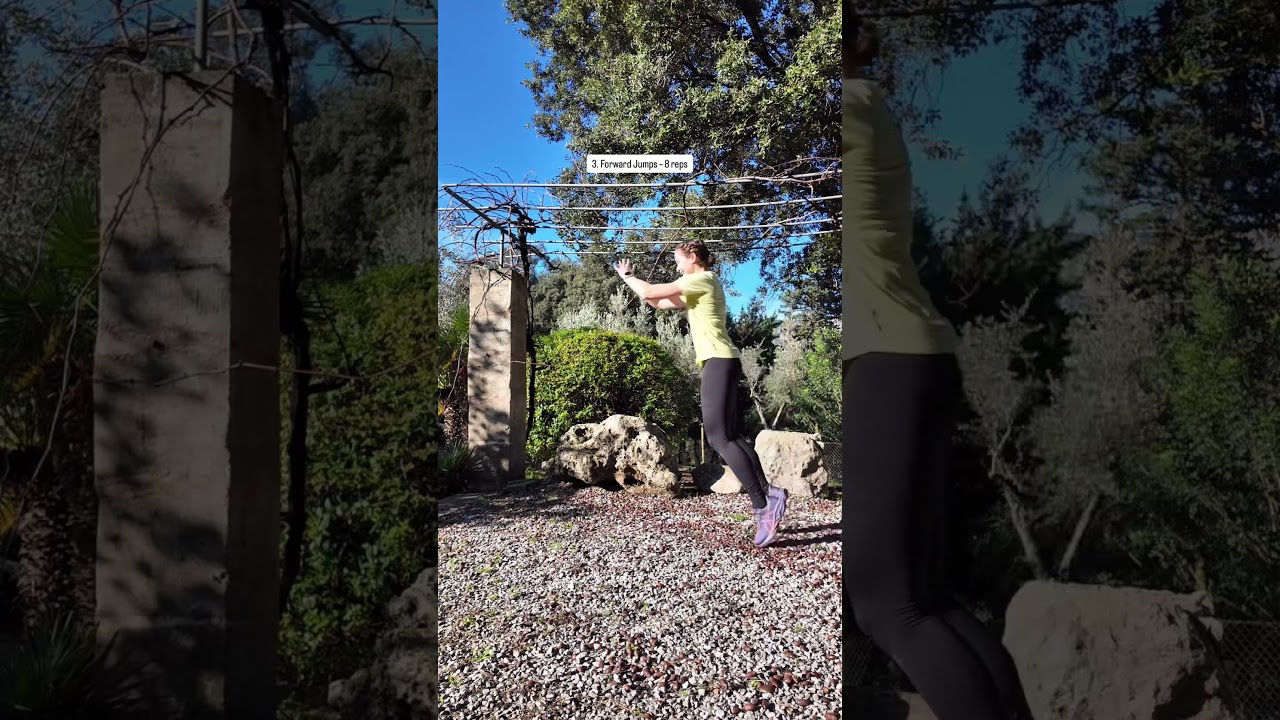 5 Jump Exercises Every Runner Should Do 🏃‍♀️💥 #plyometrics #strengthforrunners