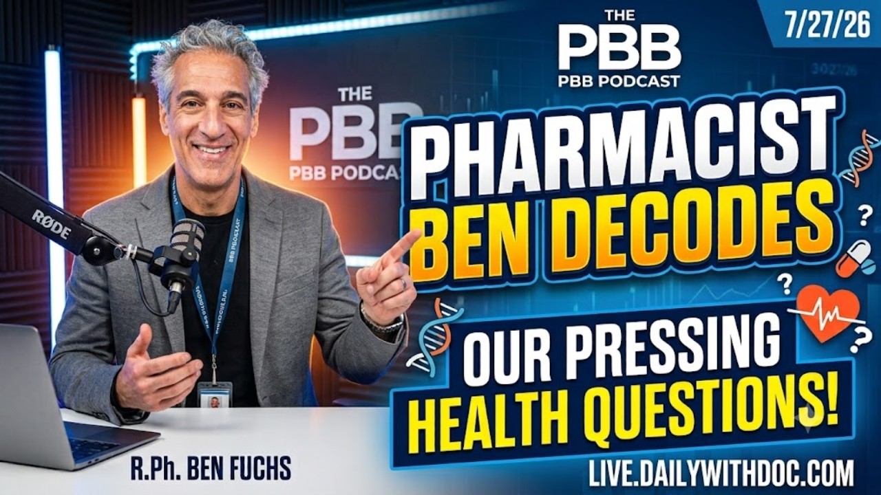 Pharmacist Ben - Decodes Our Pressing Health Questions! PBB 7.27.26
