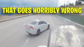 Drivers Lesson USA & Canada - Bad drivers, Driving fails, Road Rage, Brake Check 2025 #395