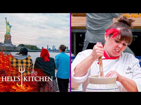 Red Team Heads to NYC as Ann Marie Goes Crazy Churning Butter | Hell's Kitchen