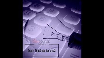 Export TimeCode for gma3 / tutorial / macOS