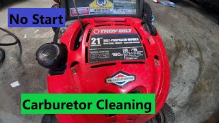 Troy-Bilt 190cc Mower Carb Cleaning