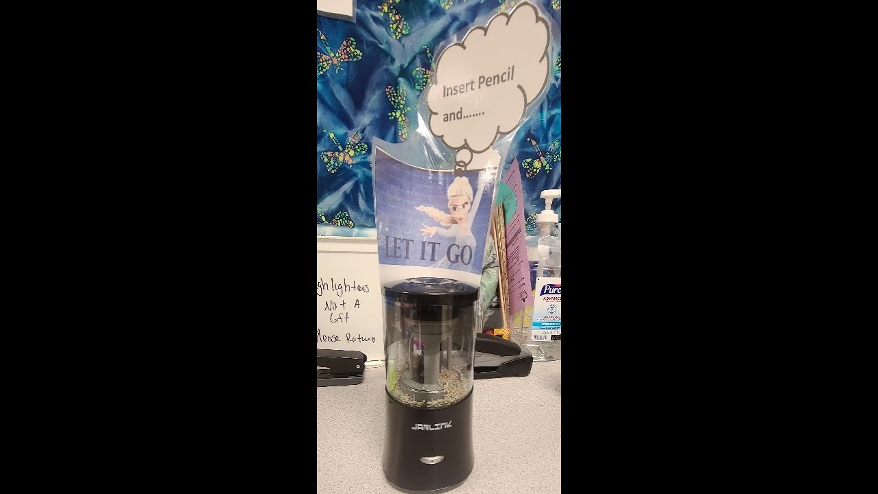 JARLINK Electric Pencil Sharpener, Fully Automated Rechargeable Sharpener Fast Sharpen for No Review