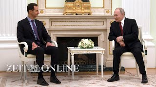 Baschar al-Assad besucht Wladimir Putin in Moskau - YouTube