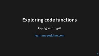 Exploring code functions - Typing with Typst Net Worth