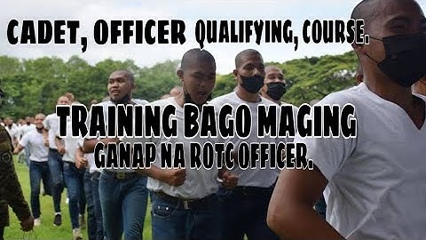 ROTC TRAINING COQC CLOSING CEREMONY.