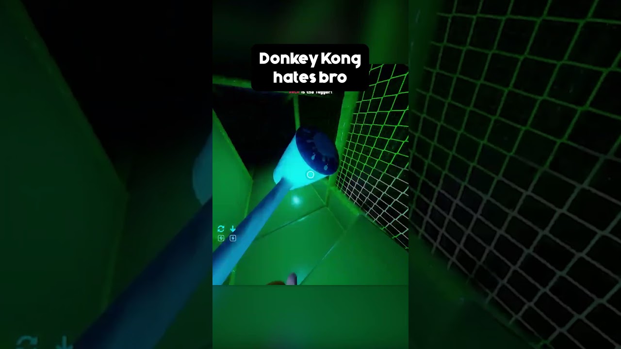 Donkey Kong hates bro... #shorts #funny #funnymoments #gaming #memes #partygames #goofygorillas