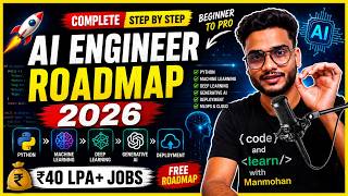 How to Become an AI Engineer in 2026 🚀 Complete Roadmap for Beginners
