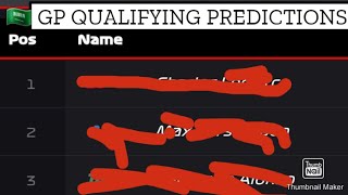 My Predictions For F1 2024 Saudi Arabian Grand Prix Qualifying!