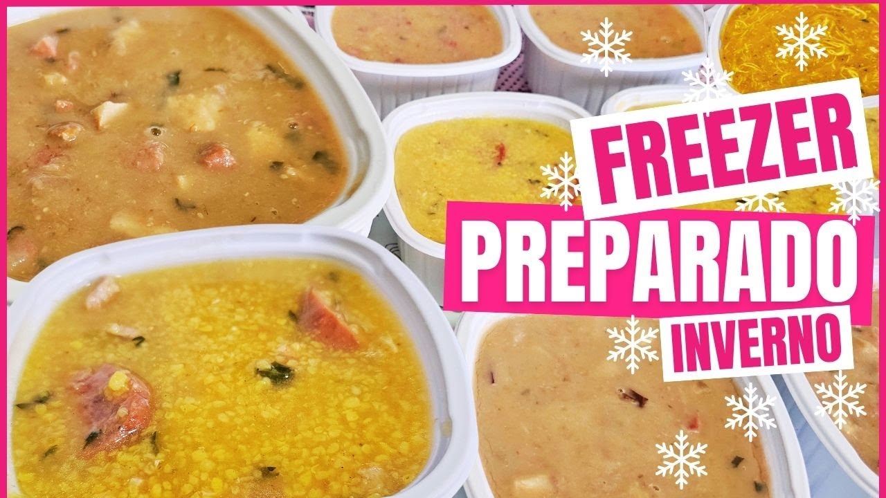 ABASTECENDO O FREEZER PARA O INVERNO | Comidas caseiras que aquecem!