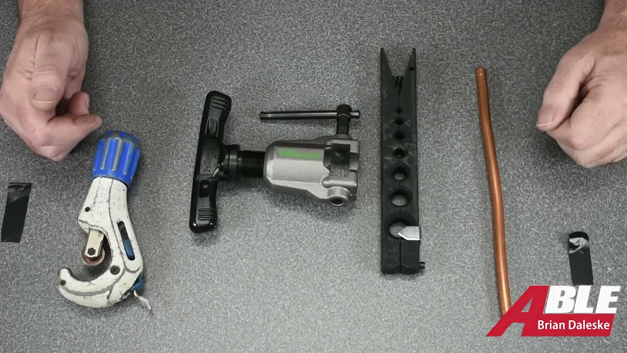 Tech Tips : perfect flare every time with the Hilmor flaring tool.