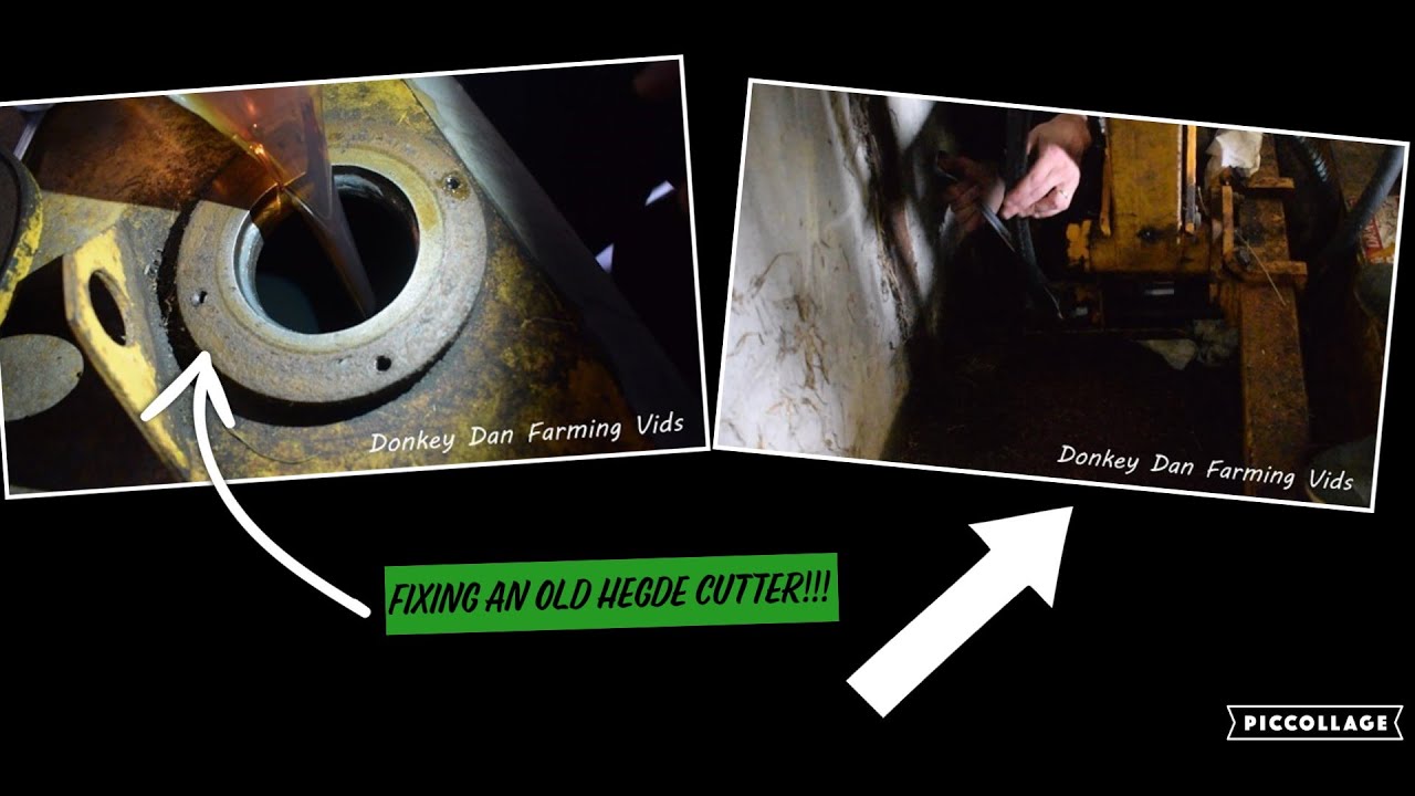 FIXING AN OLD MCONNEL HEDGE CUTTER!!