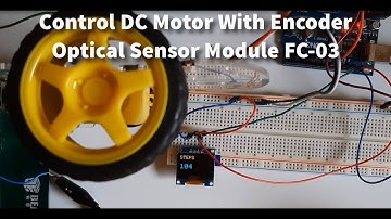 Control DC Motor With Encoder Optical Sensor Module FC-03