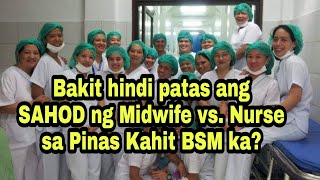 LEVEL UP NA RIN BA SAHOD, IF BSM GRAD KA MIDWIFE/NURSE SALARY UPDATE SA PINAS #midwife#midwifery